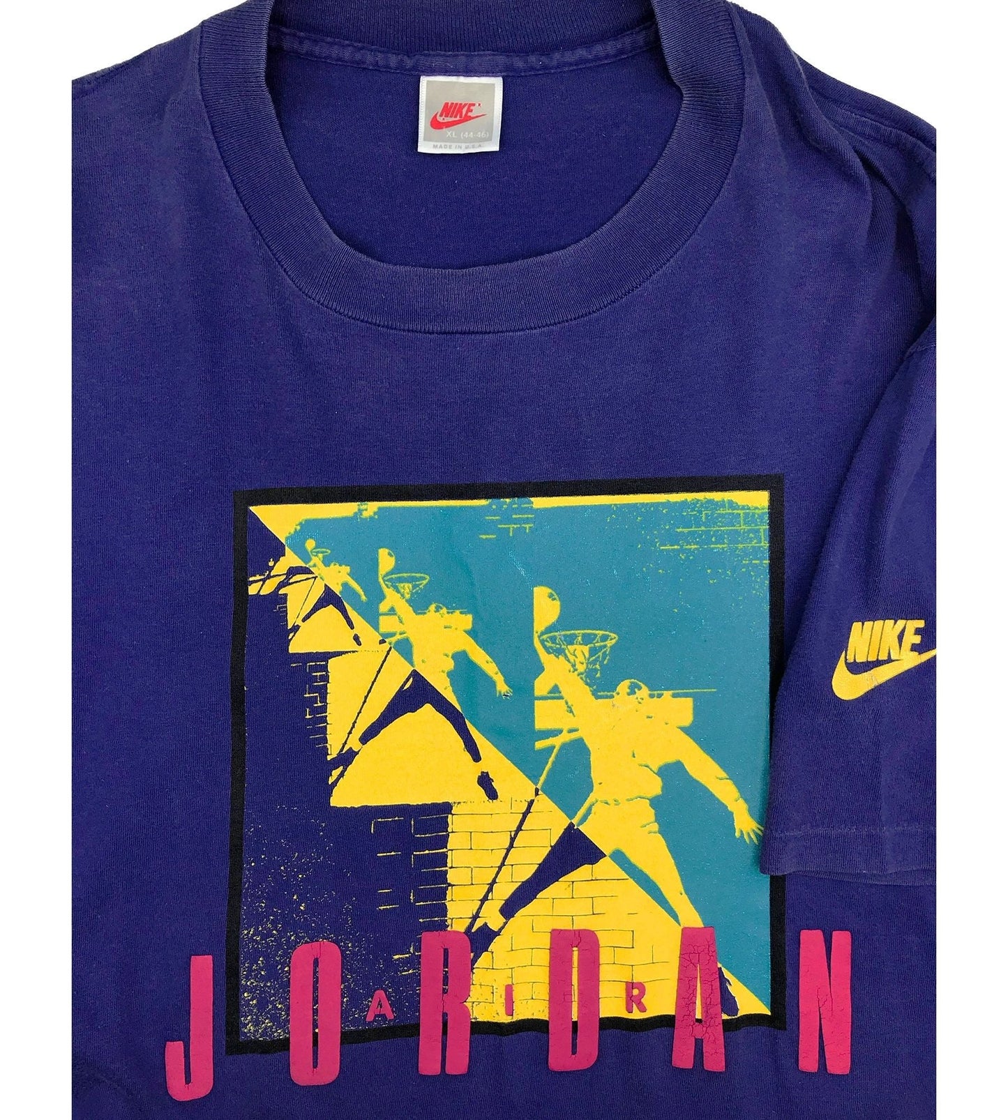 Nike Air Jordan 6 VI 1991 Purple OG Graphic T-Shirt Made in USA