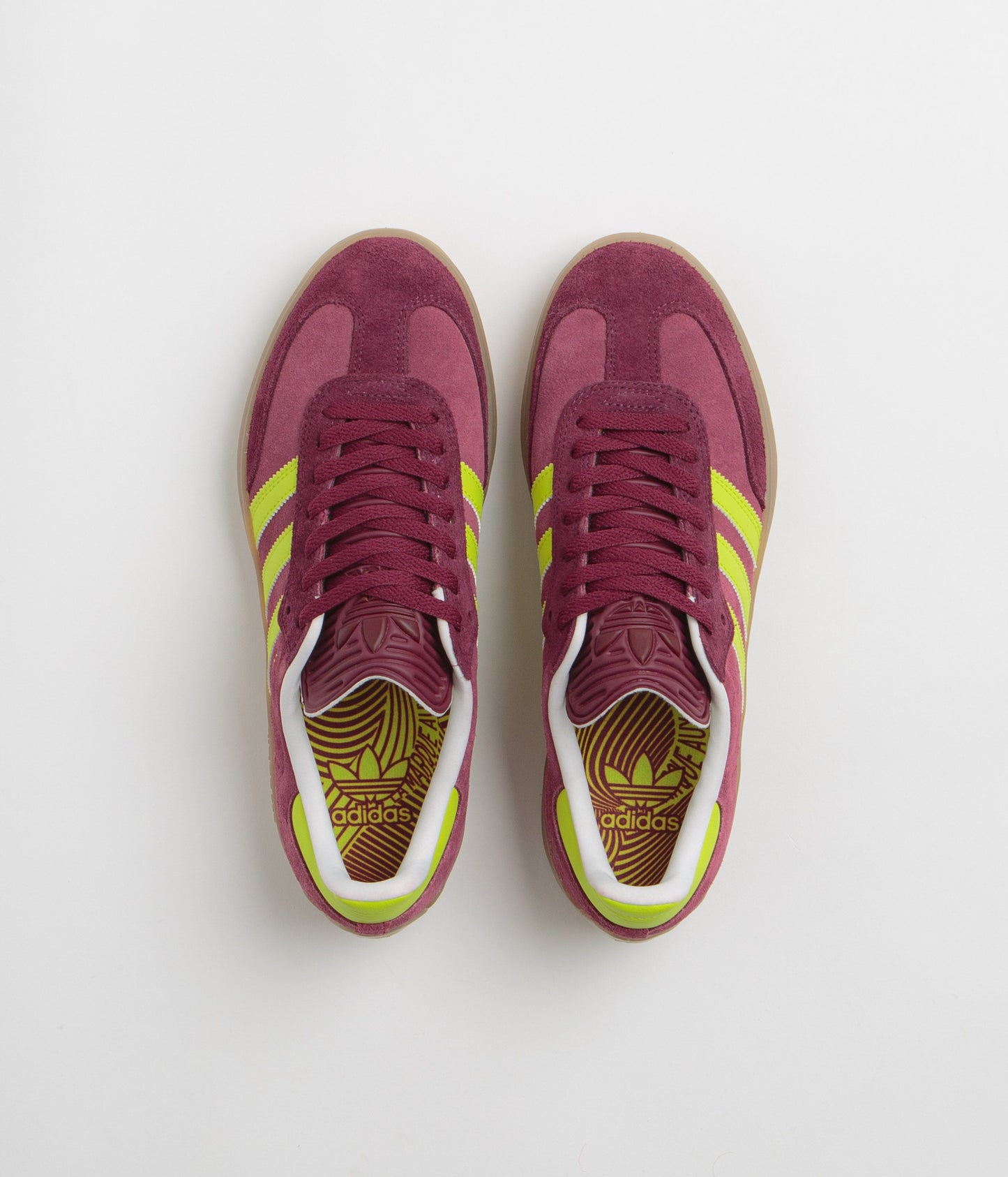 Adidas Puig Samba Shoes - Maroon / Semi Solar Yellow / Shadow Red