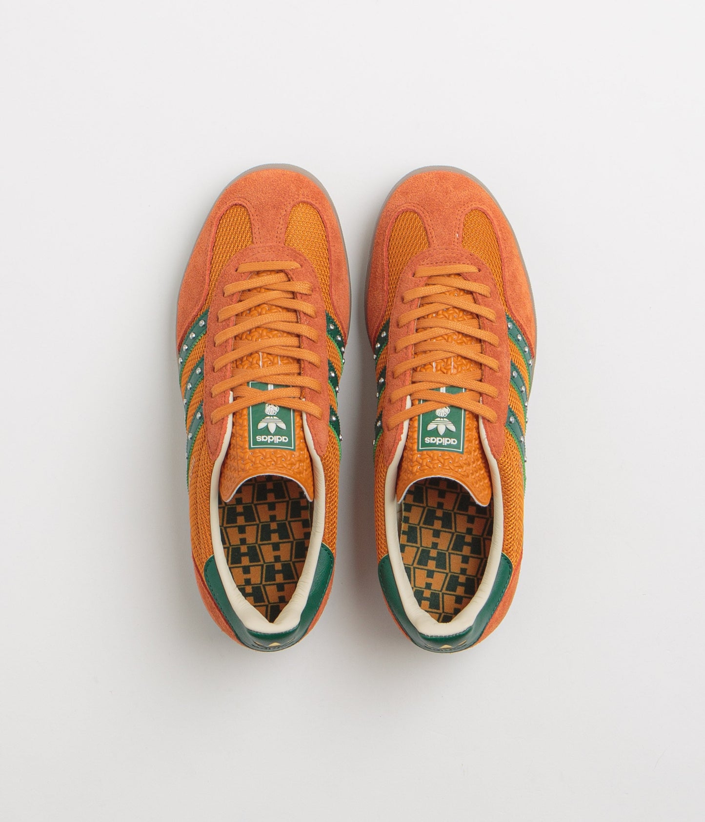 Adidas x Hardies Gazelle Indoor Shoes - Rustic Orange / Collegiate Green / Gum5