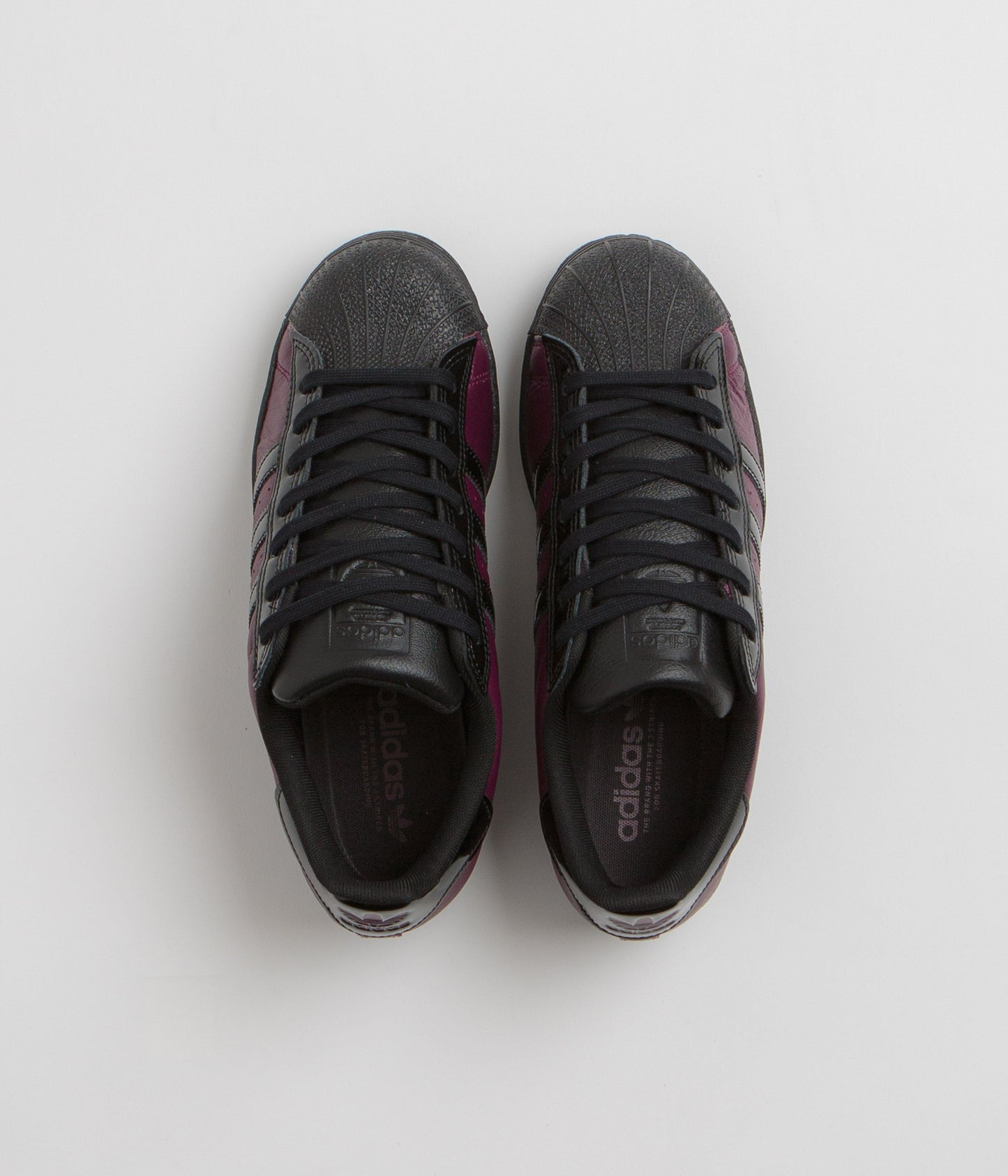 Adidas x Marcos Montoya Superstar ADV Shoes - Red Night / Core Black / Red Night