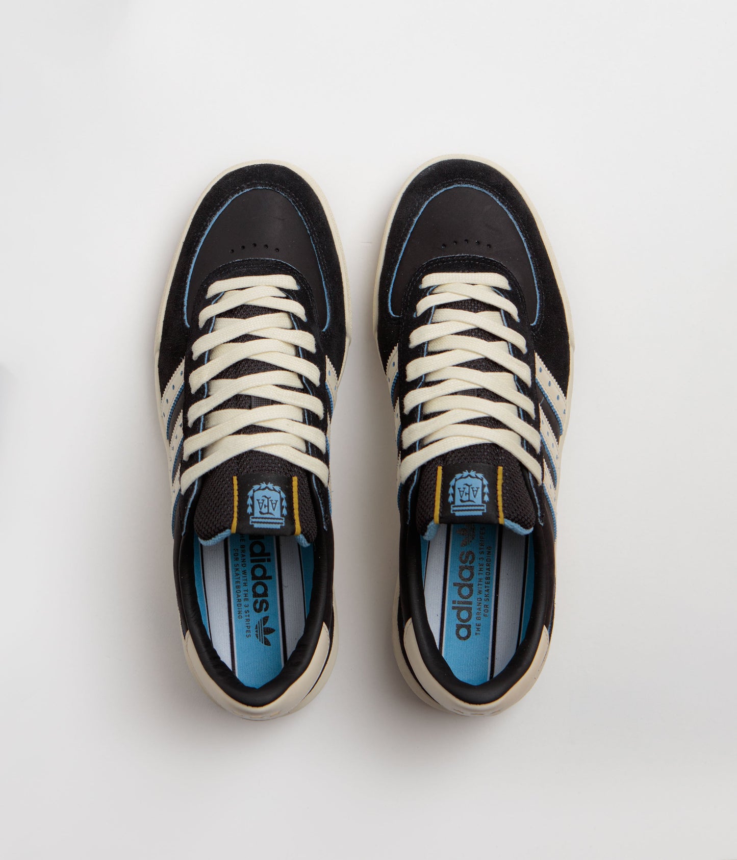 Adidas x Thrasher x AFA Glenburn Shoes - Core Black / Cream White / Gum5