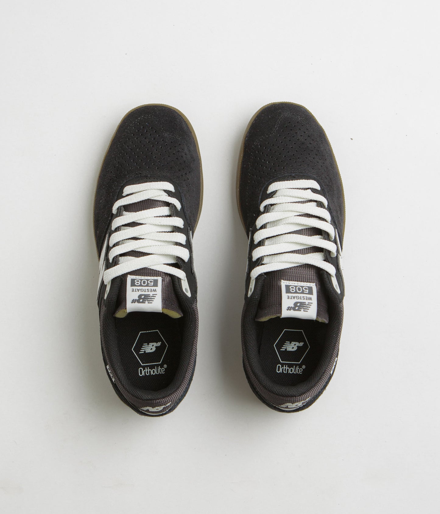 New Balance Numeric 508 Brandon Westgate Shoes - Black / Gum / White
