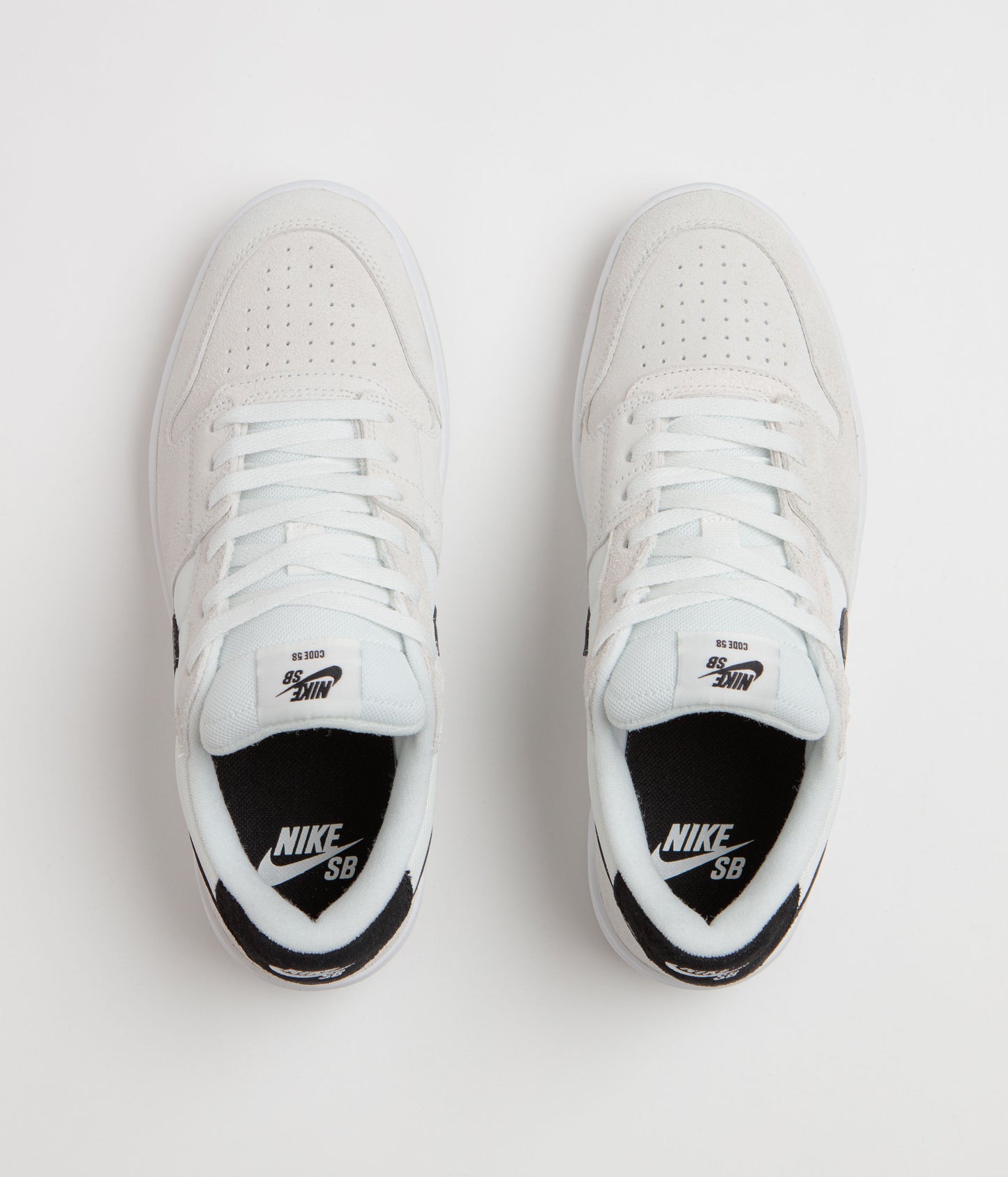 Nike SB Code 58 Shoes - White / Black - Summit White - Black
