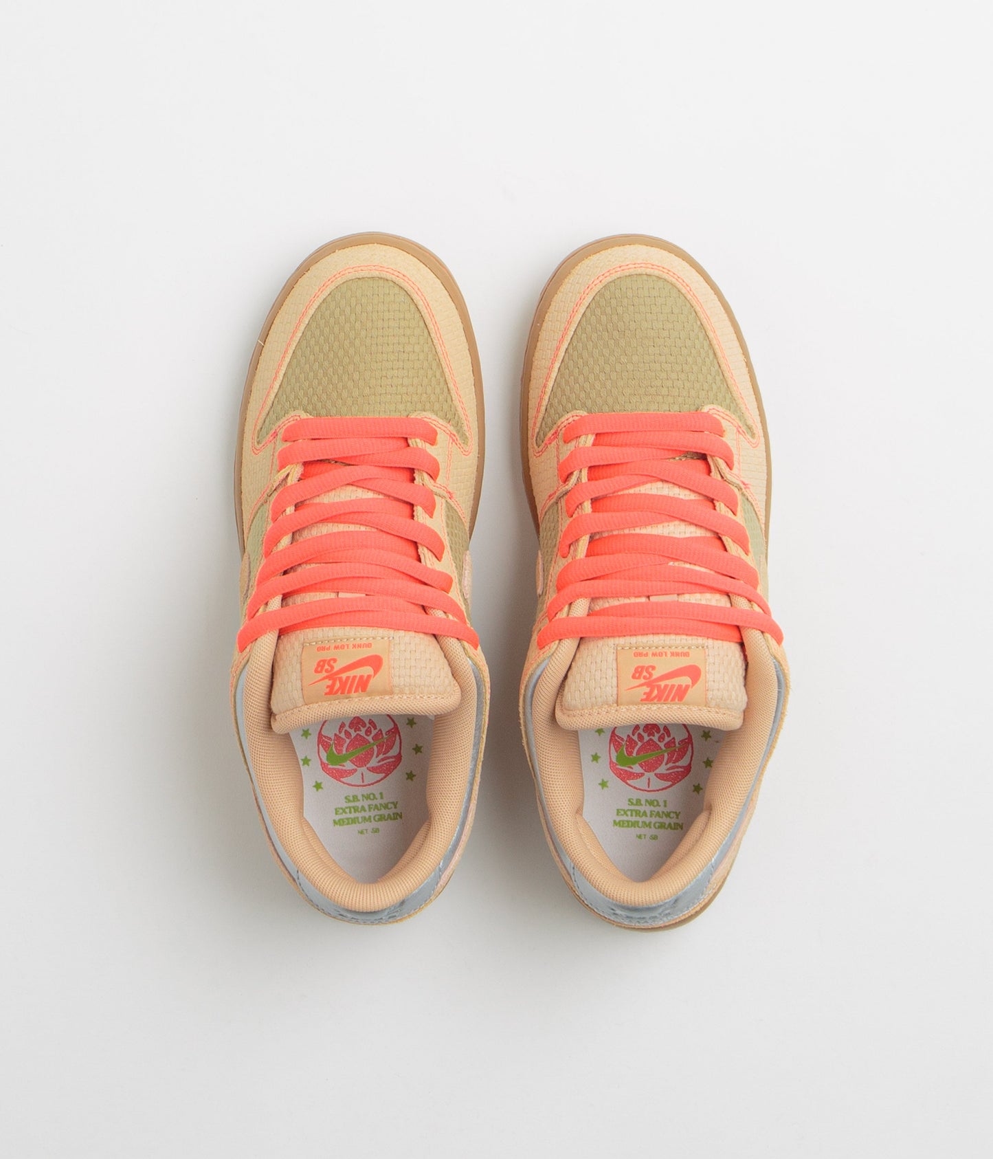 Nike SB Dunk Low Pro ‘Som Tum' Shoes - Canvas / Vachetta Tan - Parachute Beige