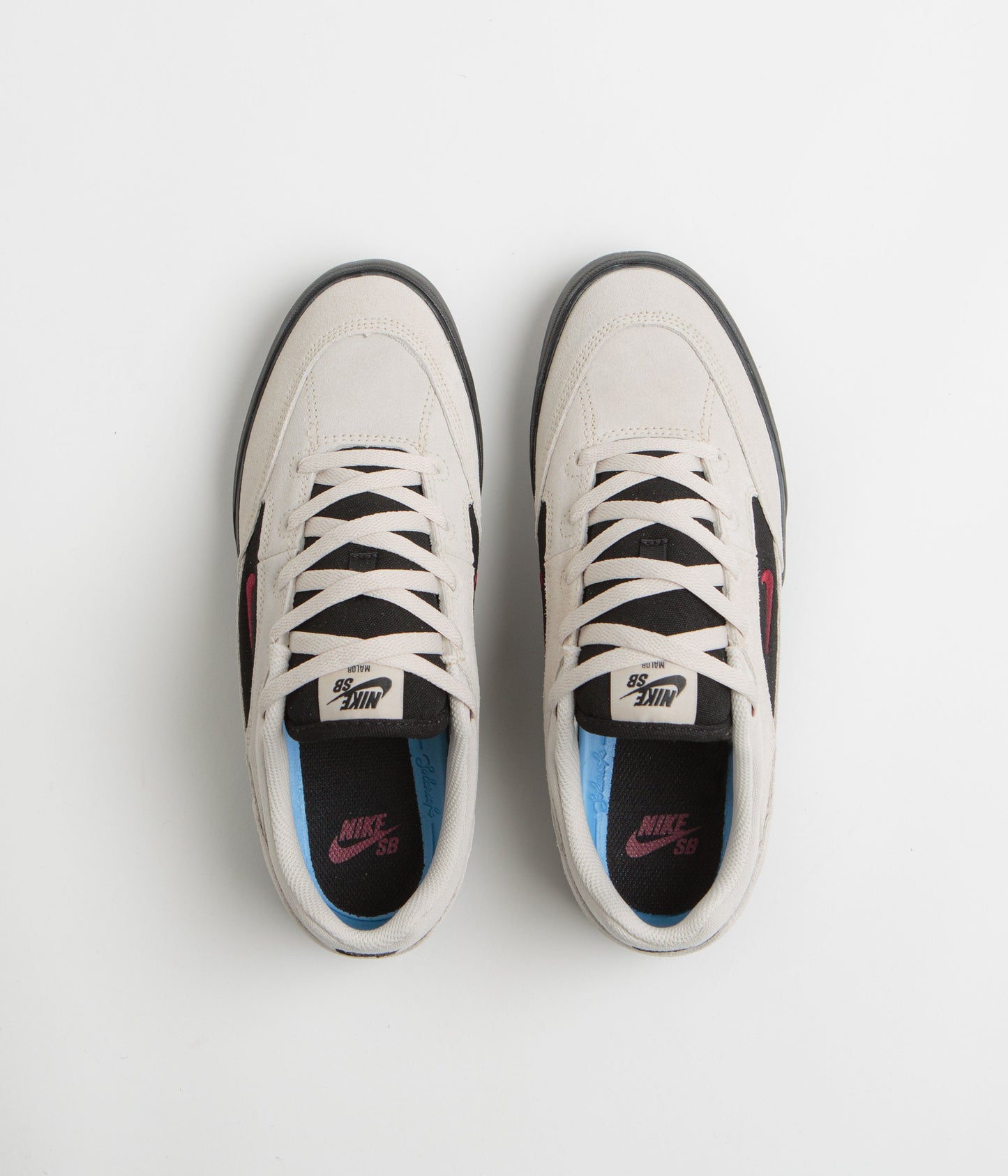Nike SB Malor Shoes - Light Orewood Brown / Team Red - Black