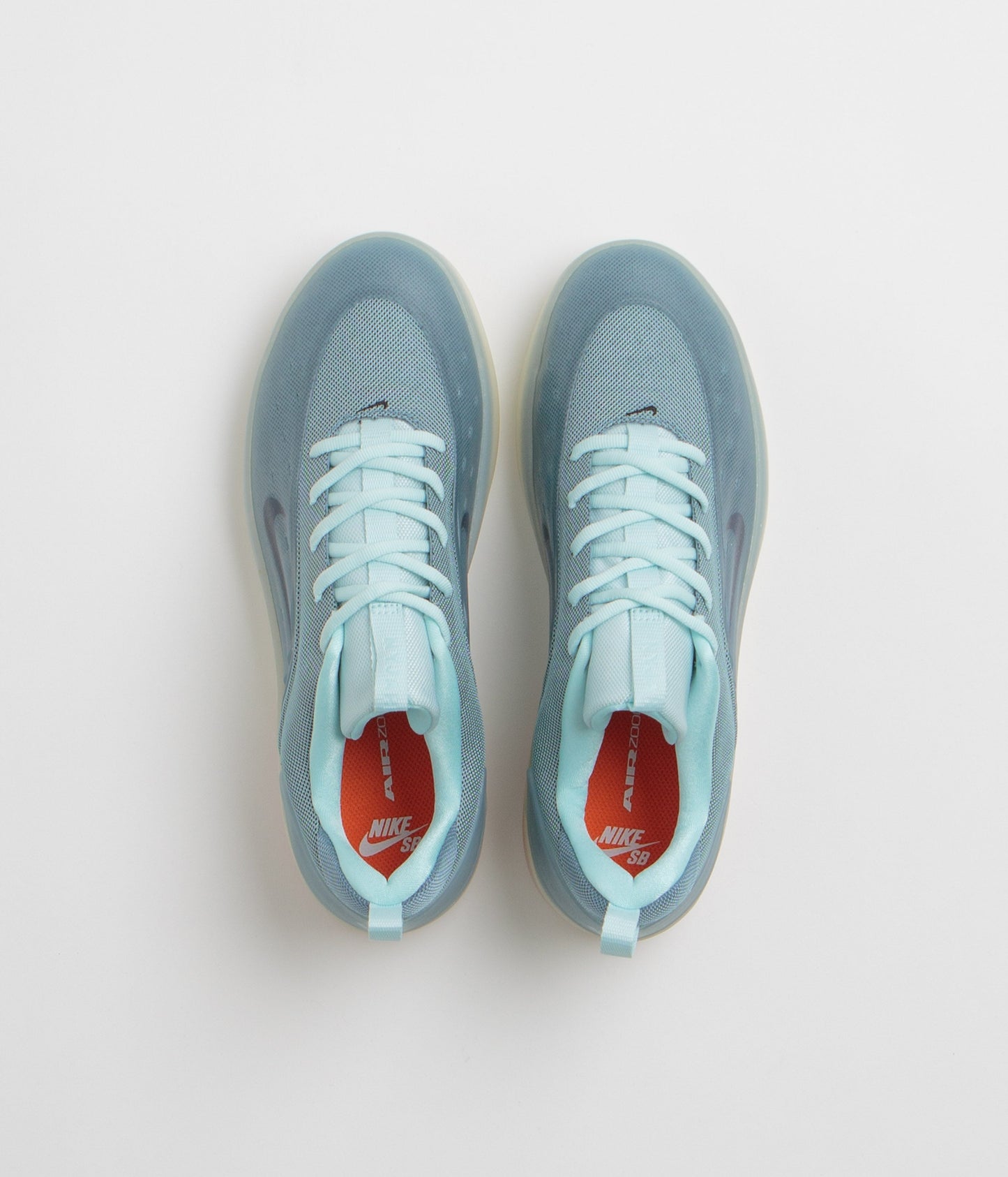 Nike SB Nyjah 4 Shoes - Glacier Blue / Black - Smokey Blue - Sail