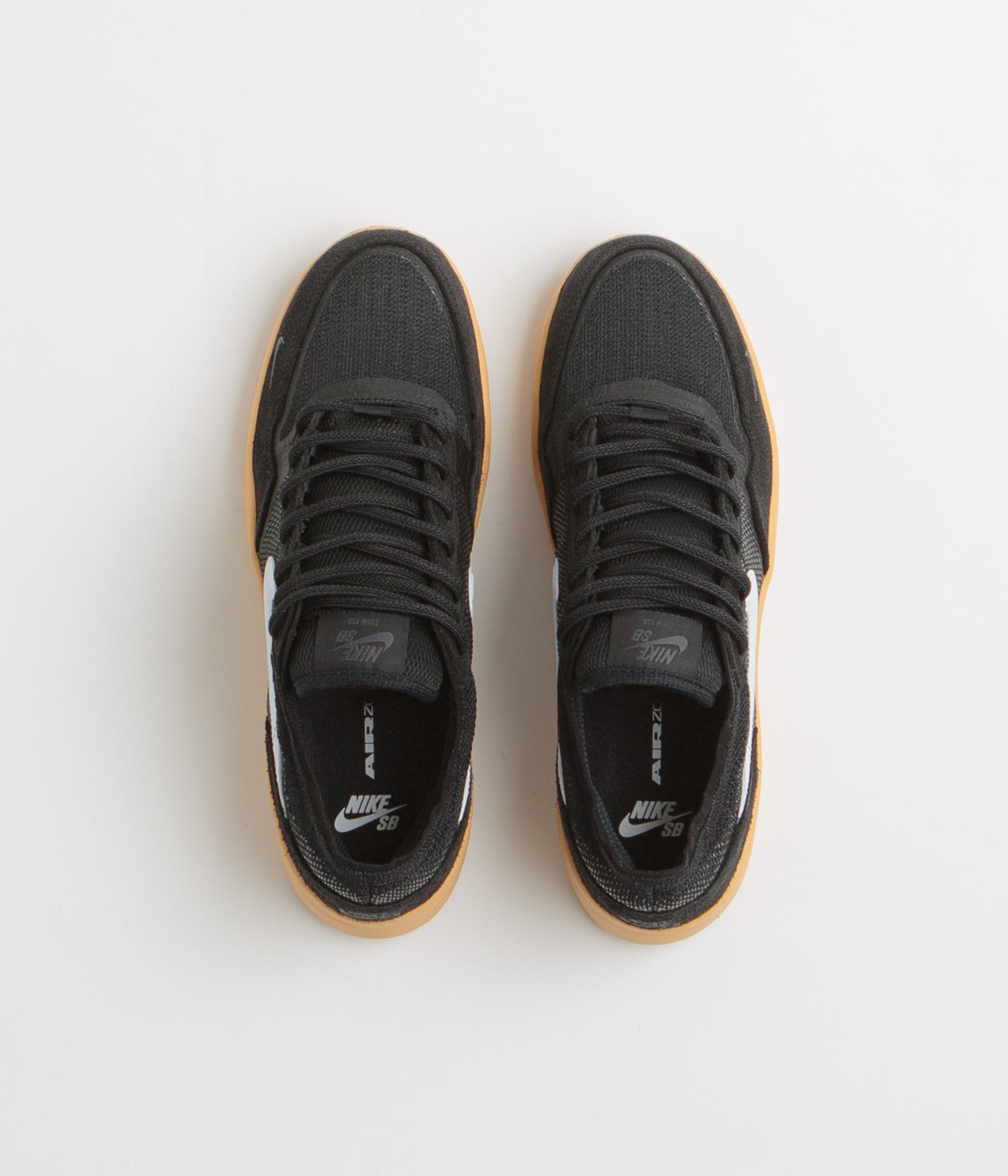Nike SB PS8 Shoes - Black / White - Anthracite - Gum Yellow