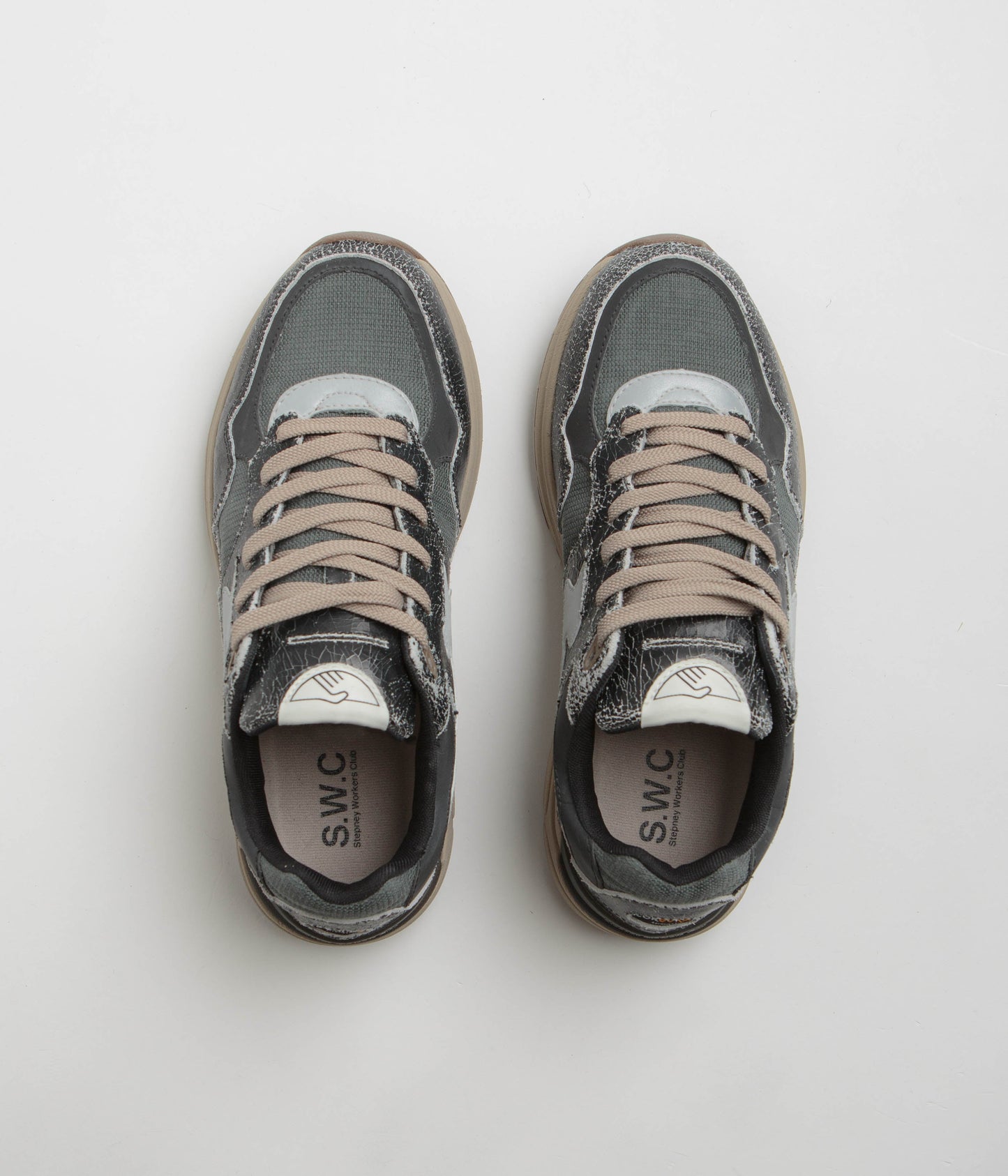 Stepney Workers Club Amiel S-Strike Geo-Merged Shoes - Cordura Black