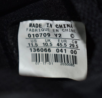 Nike Air Jordan 1 2001 Black/Blue Retro Shoes in Box Size 11.5