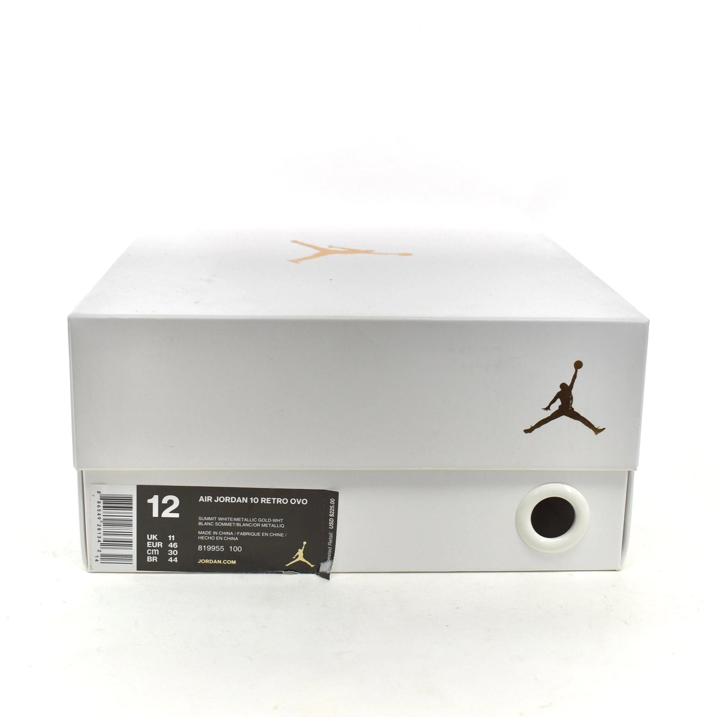 Nike Air Jordan 10 X OVO Summit White Gold NEW Size 12