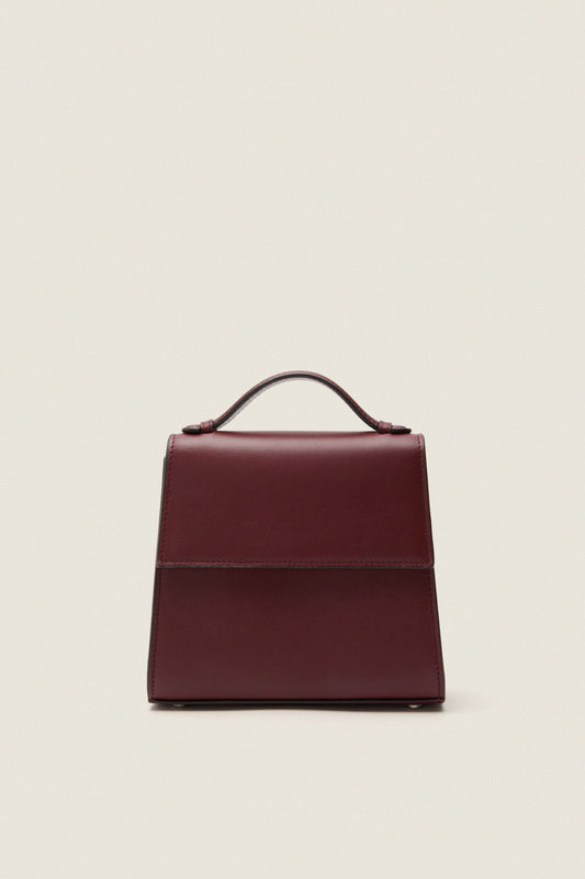 Burgundy Napa Small Top Handle