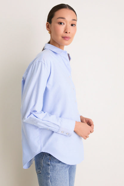 Blue Oxford Nadine Button Down