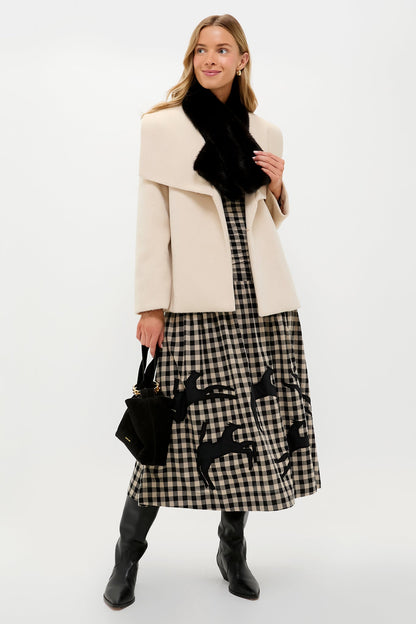 Brown Fur Scarf