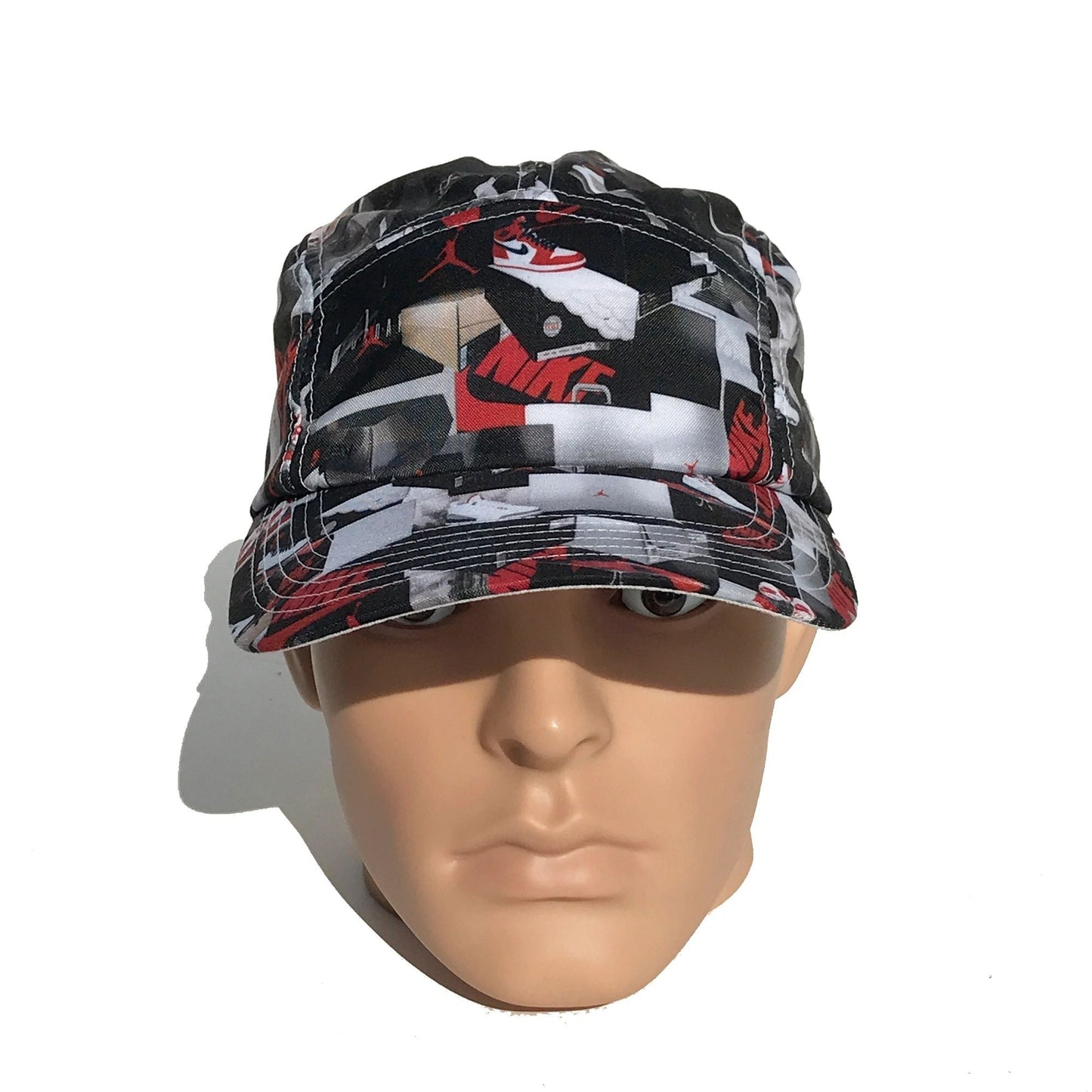 Nike Air Jordan 5 Panel All-Over Shoe Box Print Sample Hat NEW