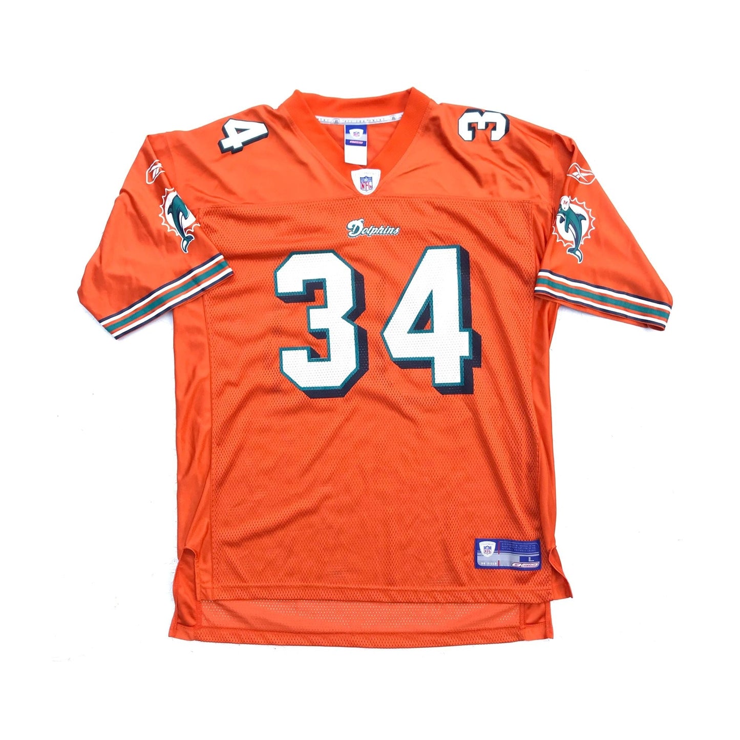 Miami Dolphins Ricky Williams Reebok Football Jersey Size Large