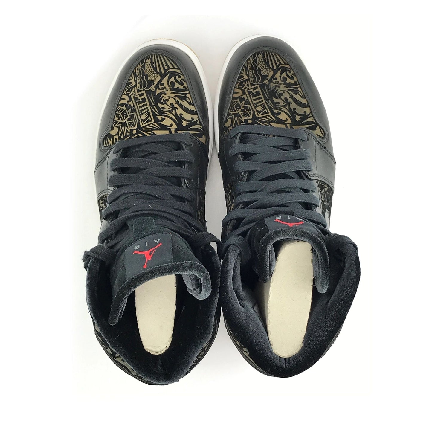 Nike Air Jordan 1 Retro Laser Premium 2008 Size 9.5