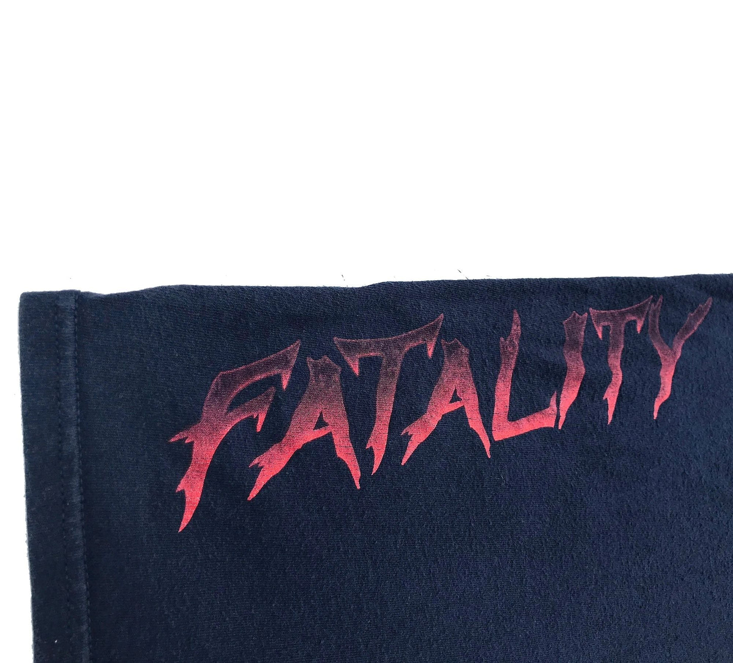 Mortal Kombat Finish Him! Fatality Original WB T-Shirt Faded