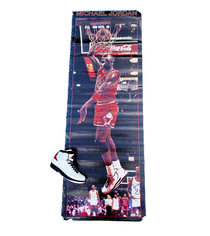 Michael Jordan Lifesize Door Poster Original Starline 1988