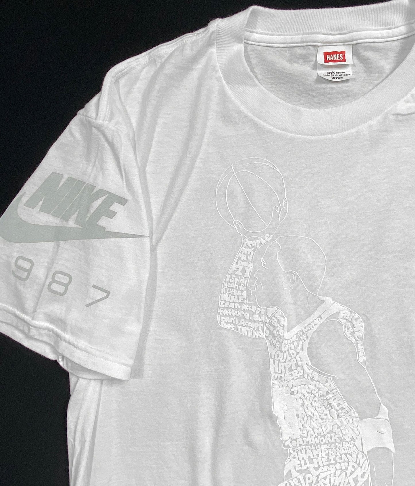Nike Air Jordan 2 1987 Shoe Graphics Sample T-Shirt