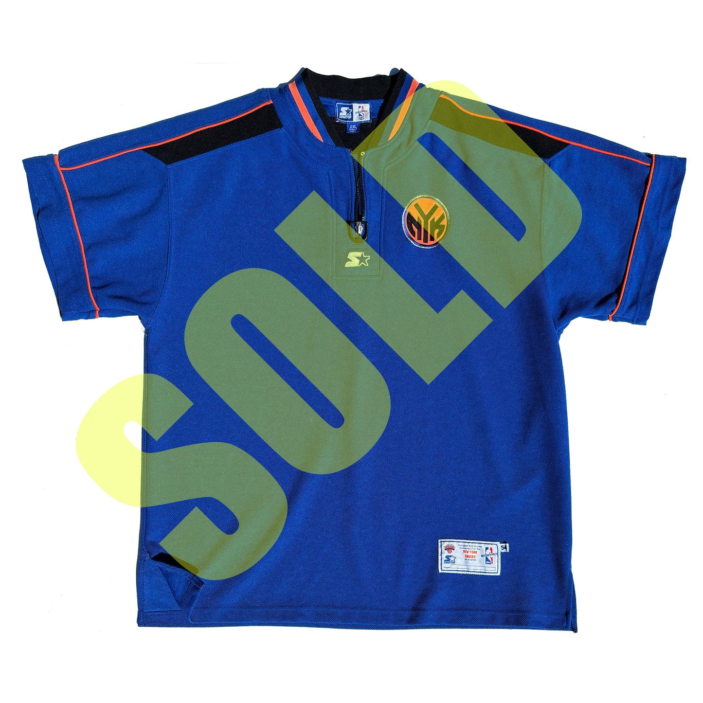 New York Knicks Y2K Authentic Starter Shooting Shirt XXL