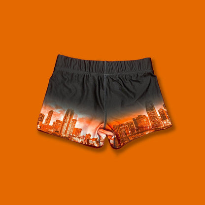 Miami Hurricanes Adidas Sample Womens Workout Tights Shorts