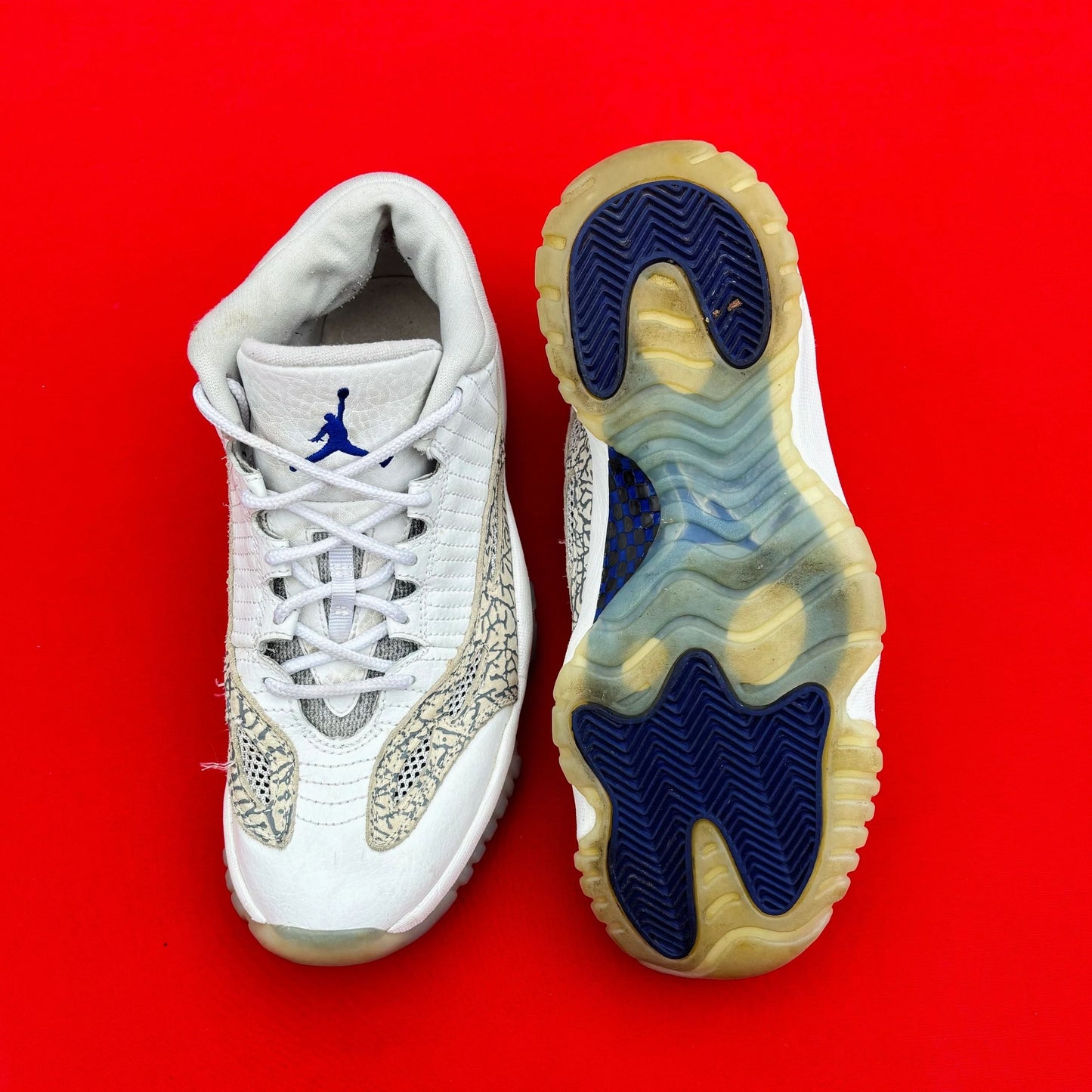 Nike Air Jordan 11 XI LOW IE Cobalt Sample Size 6.5Y