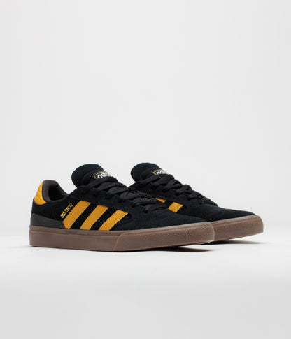 Adidas Busenitz Vulc II Shoes - Core Black / Preloved Yellow / Gum4