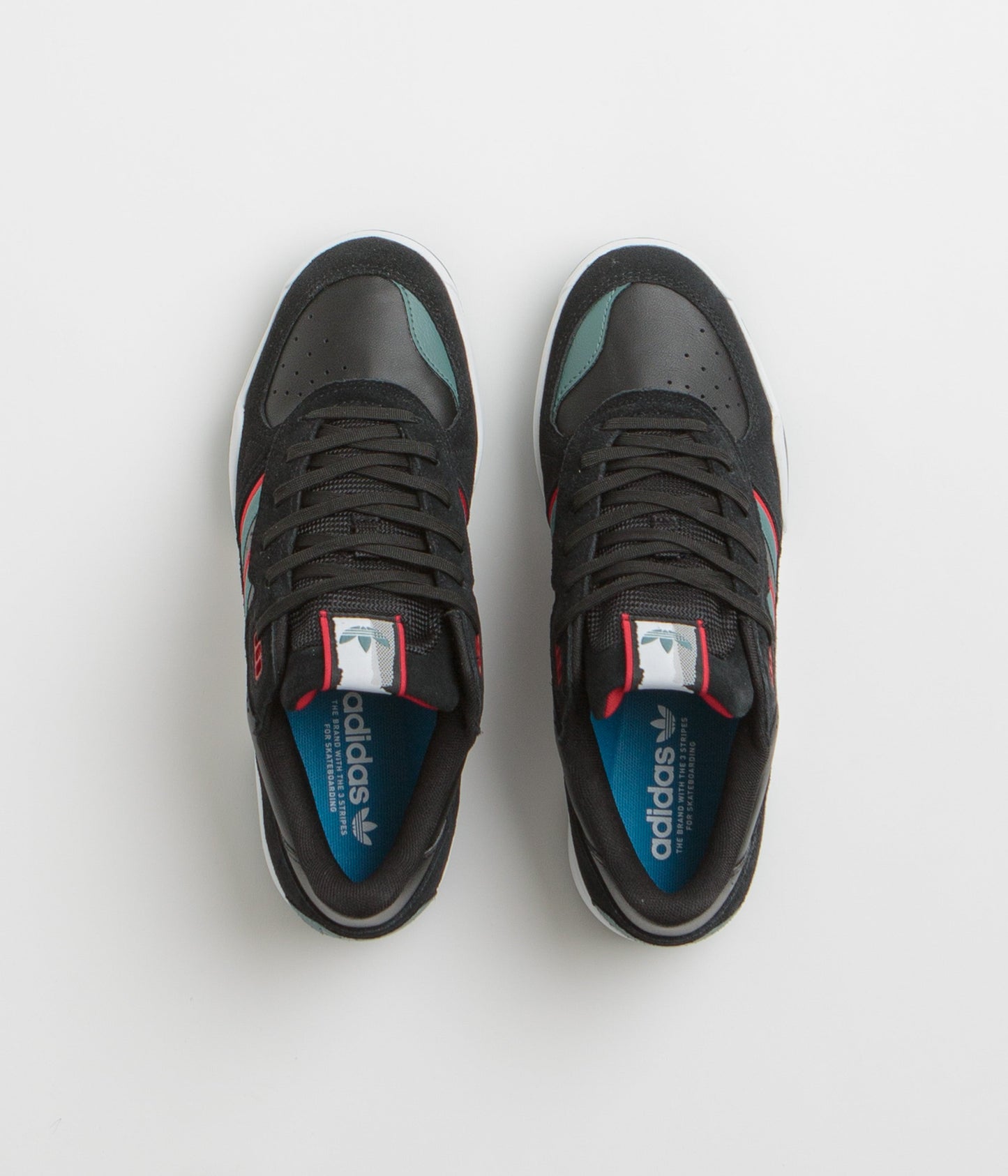 Adidas Tekkira Cup Shoes - Core Black / Preloved Teal / Better Scarlet