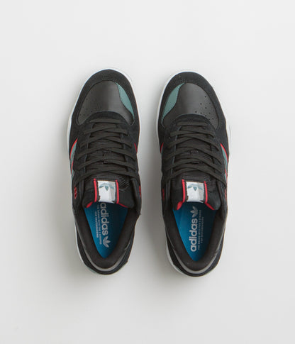 Adidas Tekkira Cup Shoes - Core Black / Preloved Teal / Better Scarlet