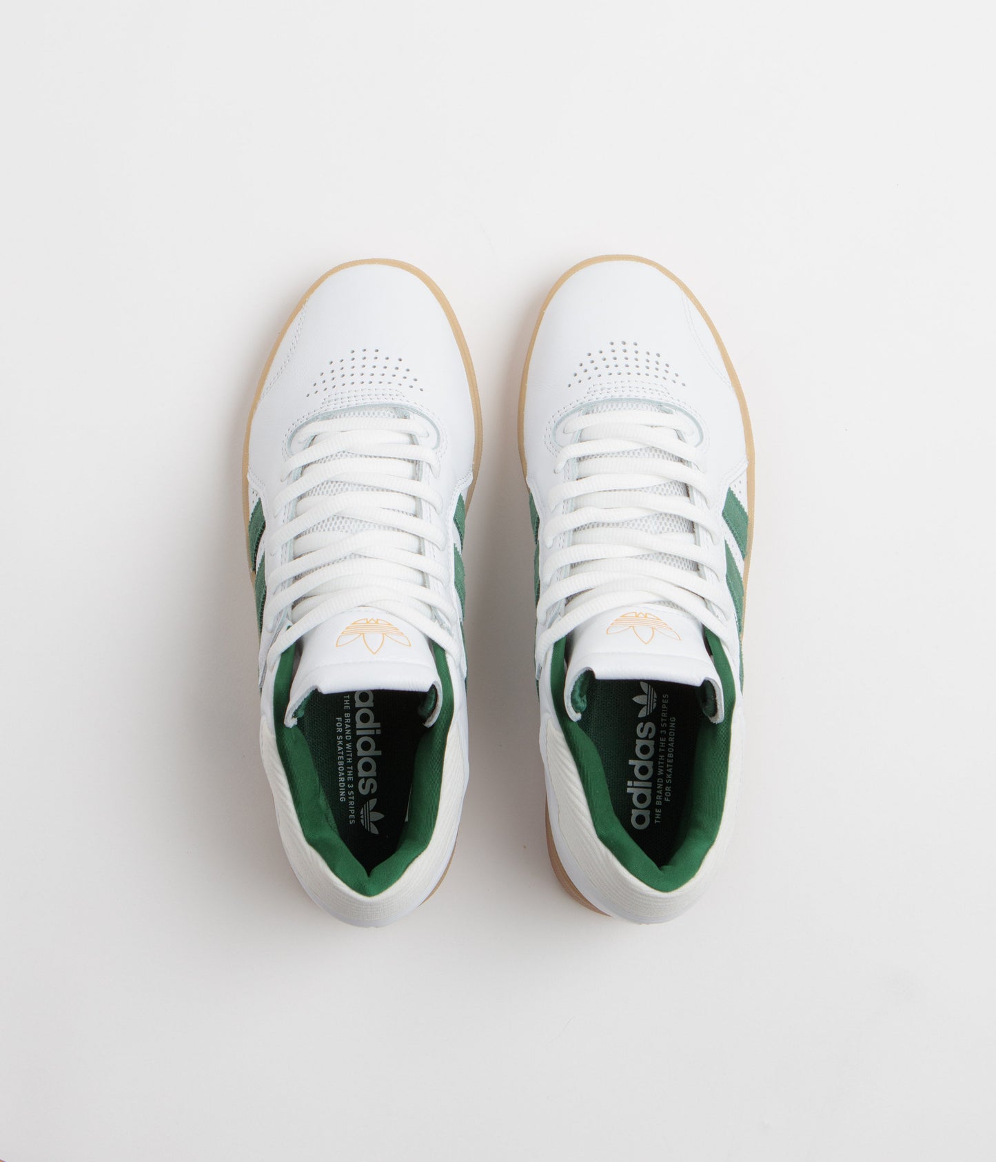 Adidas Tyshawn Shoes - FTWR White / Collegiate Green / Gum4