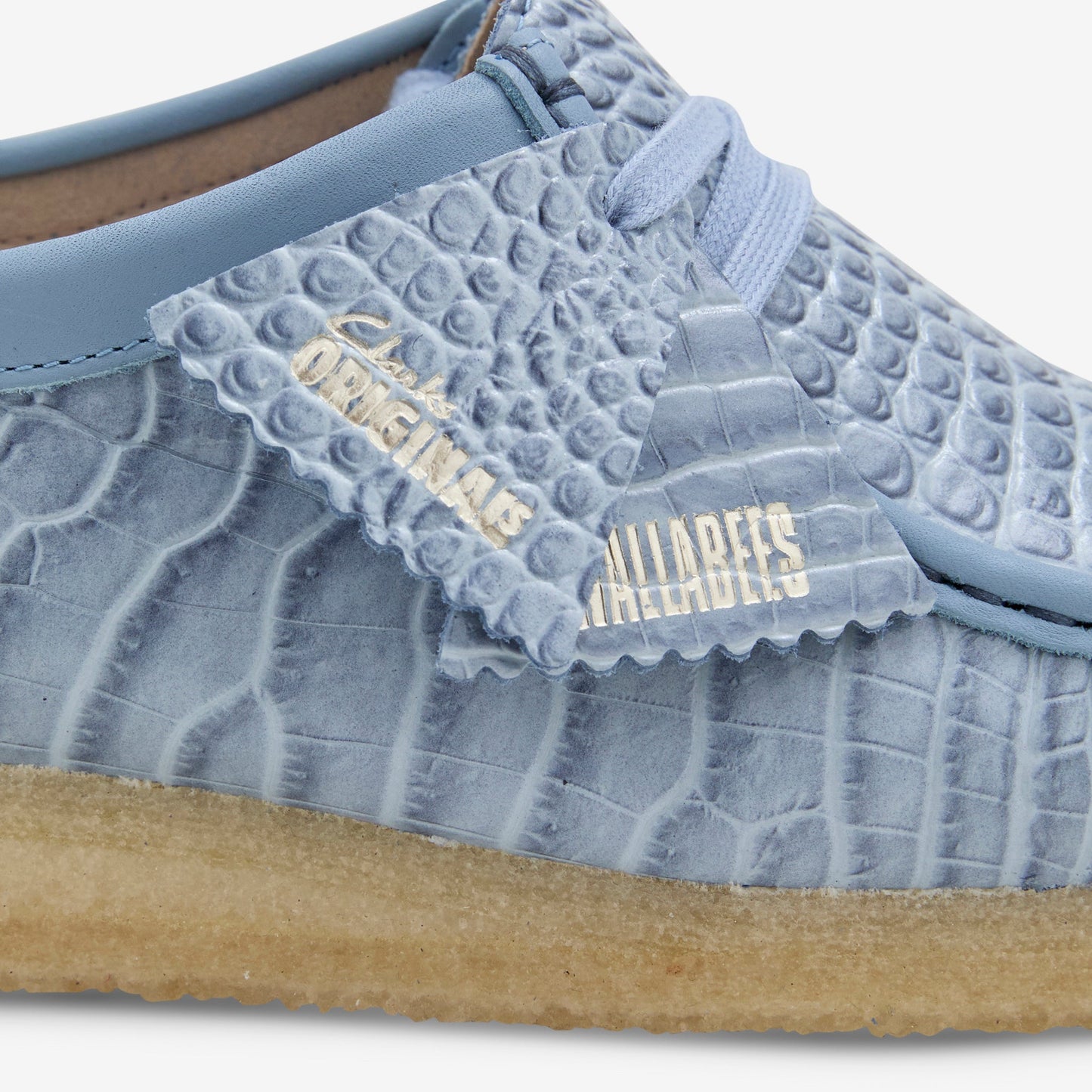 Women's Wallabee Powder Blue Croc