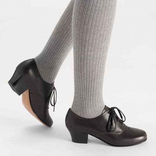Gretel Vintage Oxfords Wide (Black)