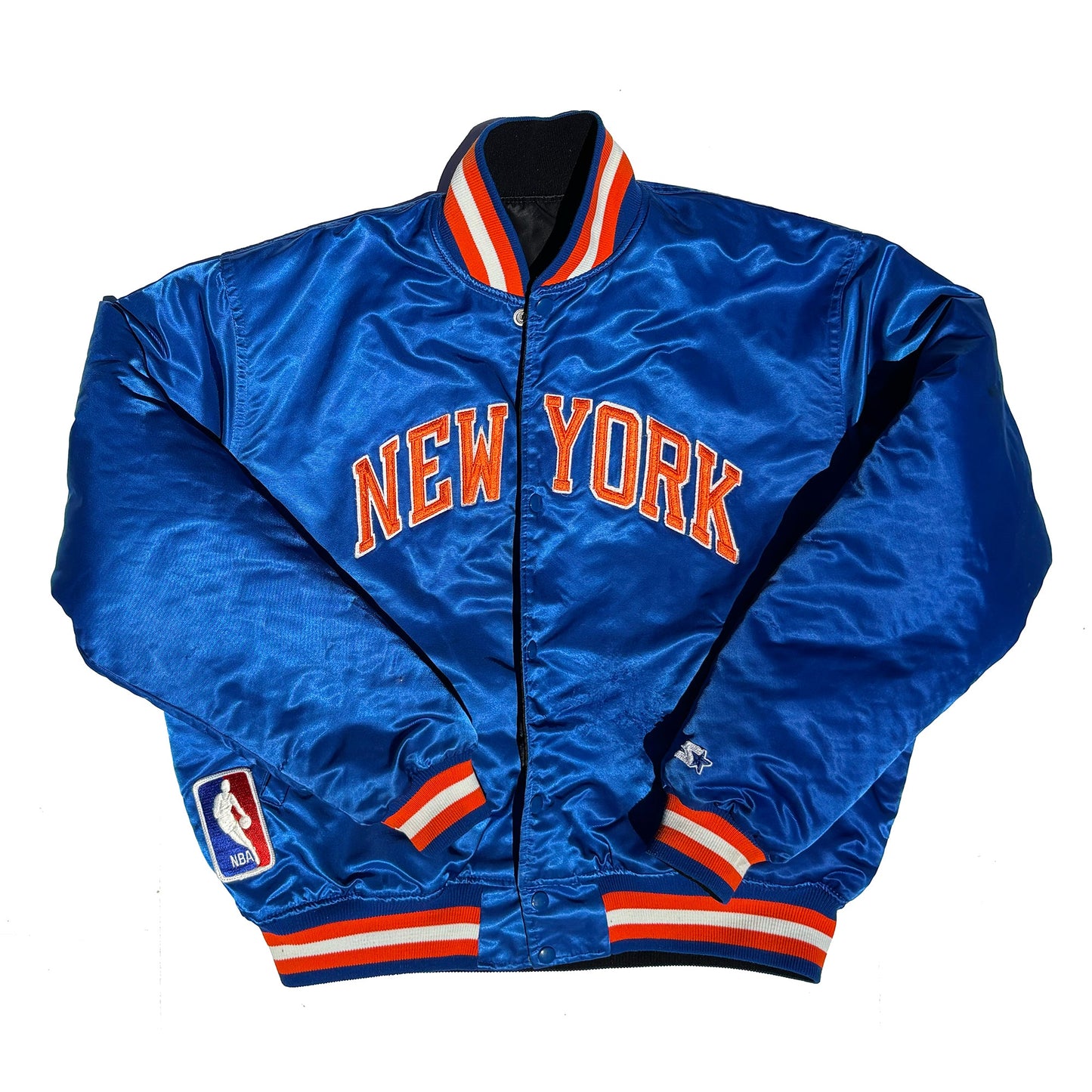 New York Knicks Starter Reversible 90's Satin Coaches Jacket XL