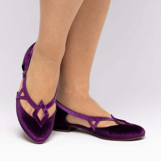 Mildred Vintage Flats (Crystal Ball)