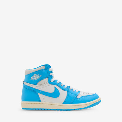 Grade School Air Jordan 1 Retro High OG 'UNC Reimagined' Dark Powder Blue | Dark Powder Blue | Sail
