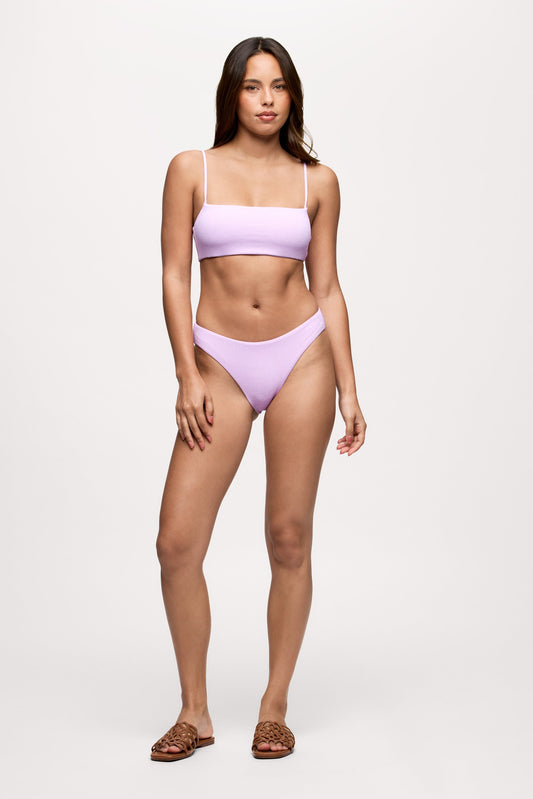 Low Waist Bikini Bottom | Crispy Orchid