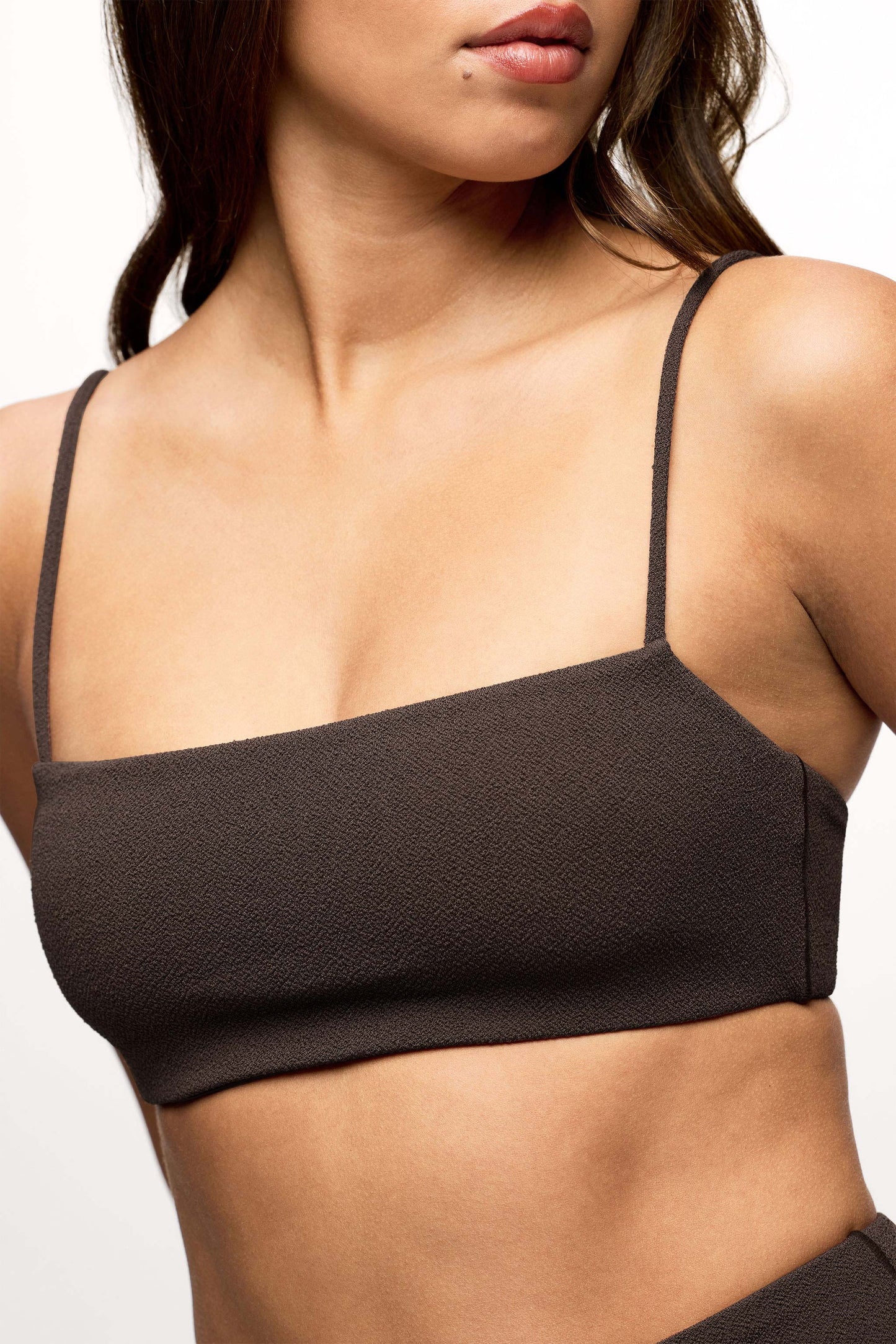 Bandeau Bikini Top | Crispy Espresso