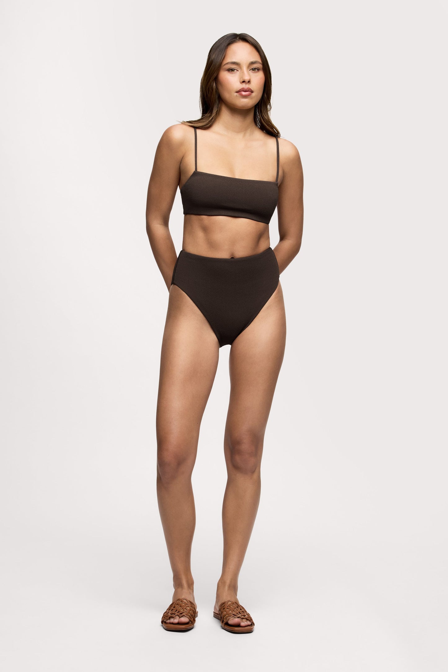 Bandeau Bikini Top | Crispy Espresso
