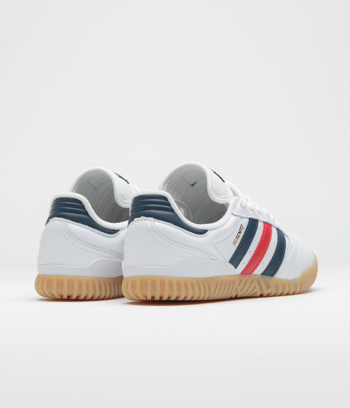 Adidas Busenitz Indoor Super Shoes - FTWR White / Collegiate Navy / Better Scarlet