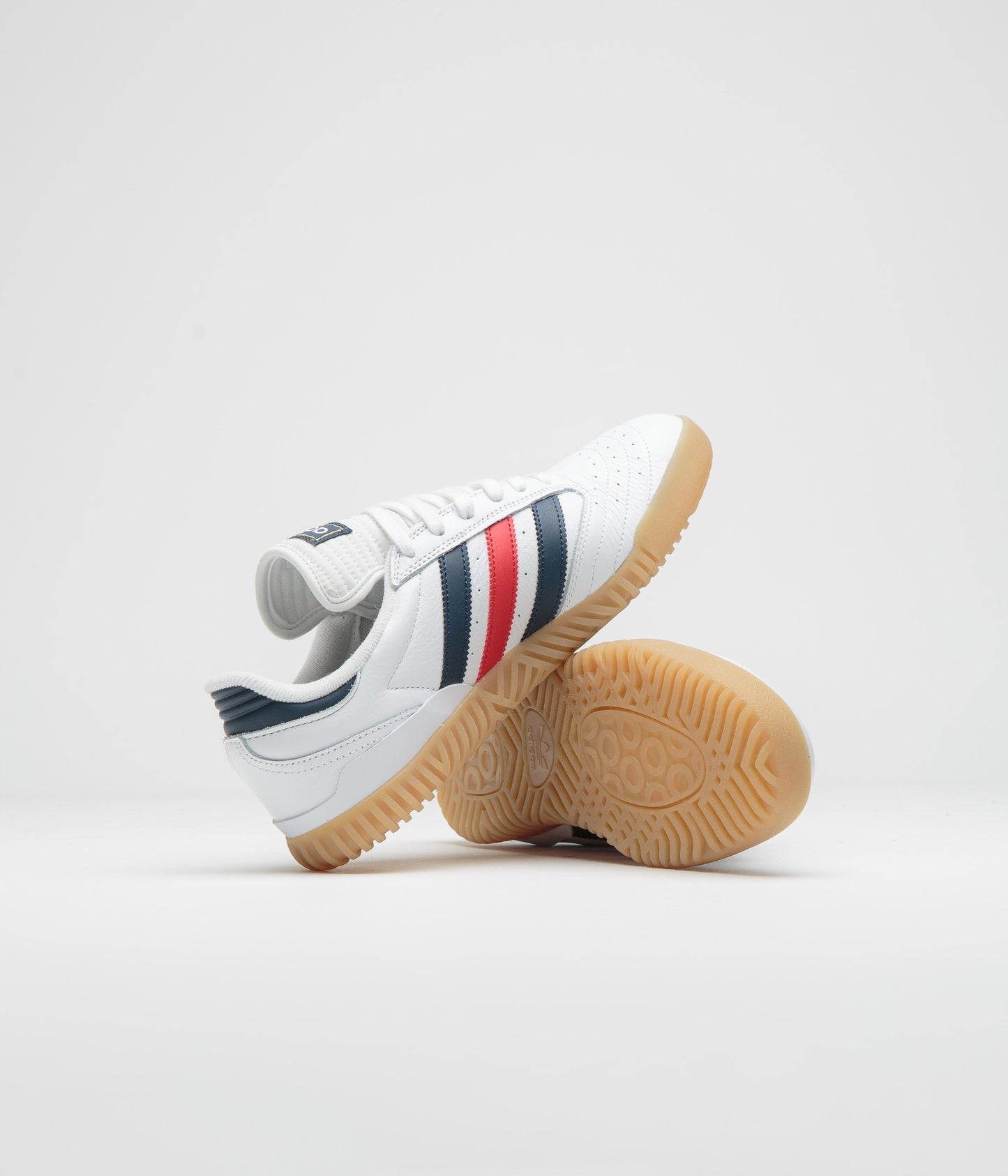 Adidas Busenitz Indoor Super Shoes - FTWR White / Collegiate Navy / Better Scarlet