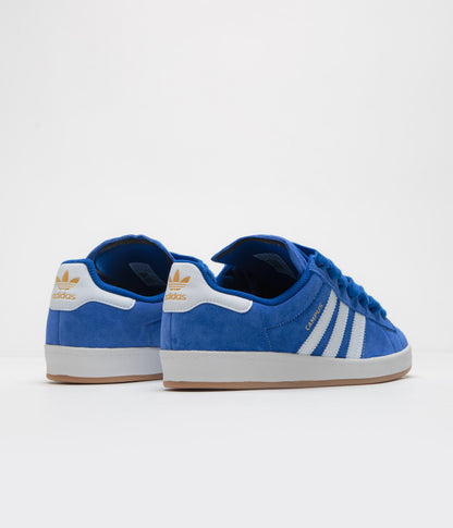 Adidas Campus ADV Shoes - Team Royal Blue / FTWR White / Gold Metallic