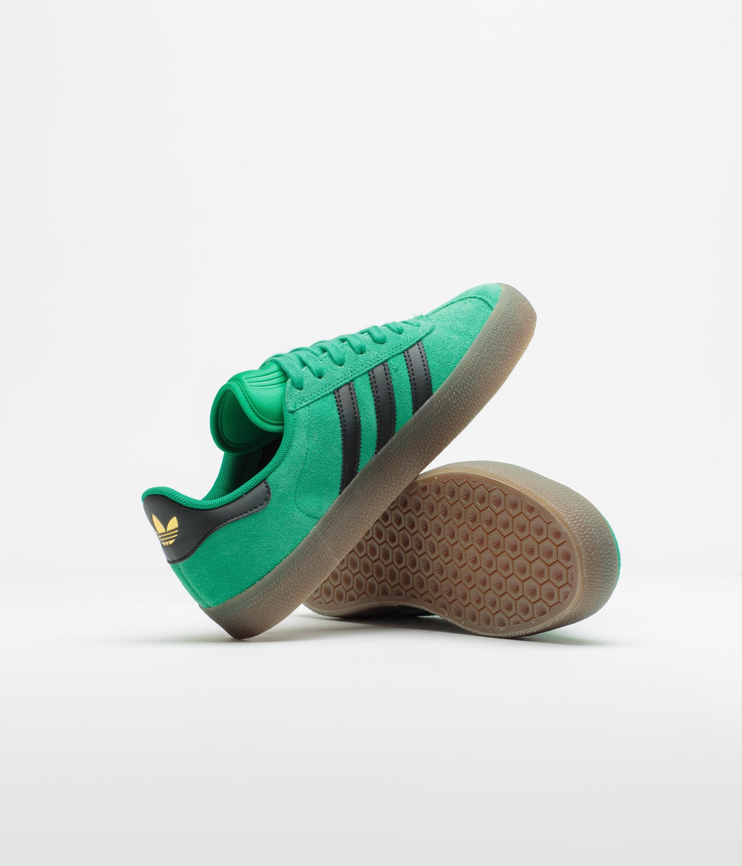 Adidas Gazelle ADV Shoes - Court Green / Core Black / Gum5