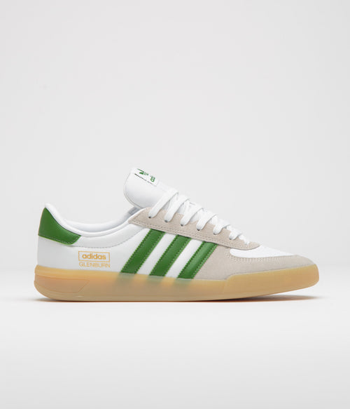 Adidas Glenburn Shoes - FTWR White / Crew Green / Gum3