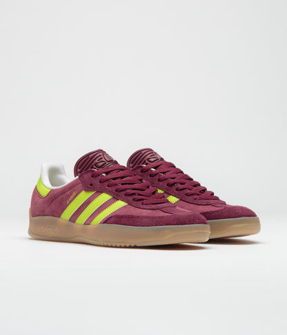 Adidas Puig Samba Shoes - Maroon / Semi Solar Yellow / Shadow Red