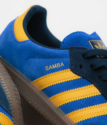 Adidas Samba ADV Shoes - Collegiate Navy / Preloved Yellow / Team Royal Blue