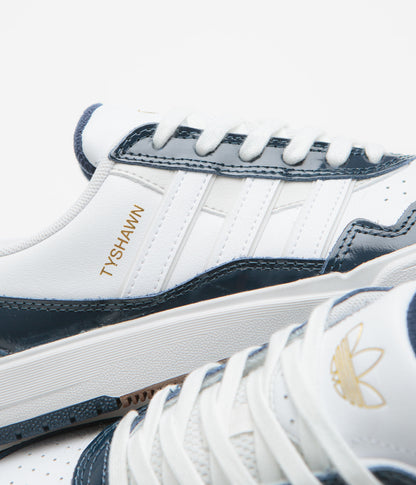 Adidas Tyshawn II Shoes - Collegiate Navy / FTWR White / Grey One
