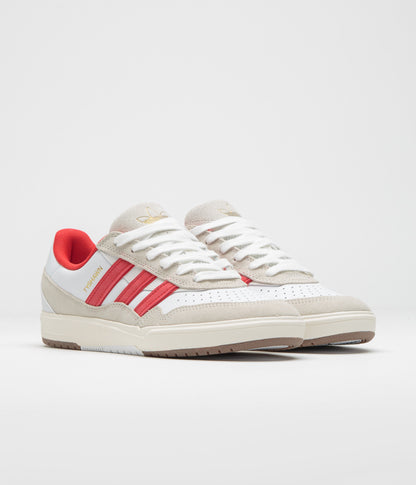Adidas Tyshawn II Shoes - FTWR White / Better Scarlet / Chalk White