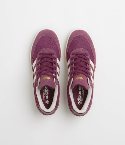 Adidas Tyshawn II Shoes - Maroon / Chalk White / Gold Metallic