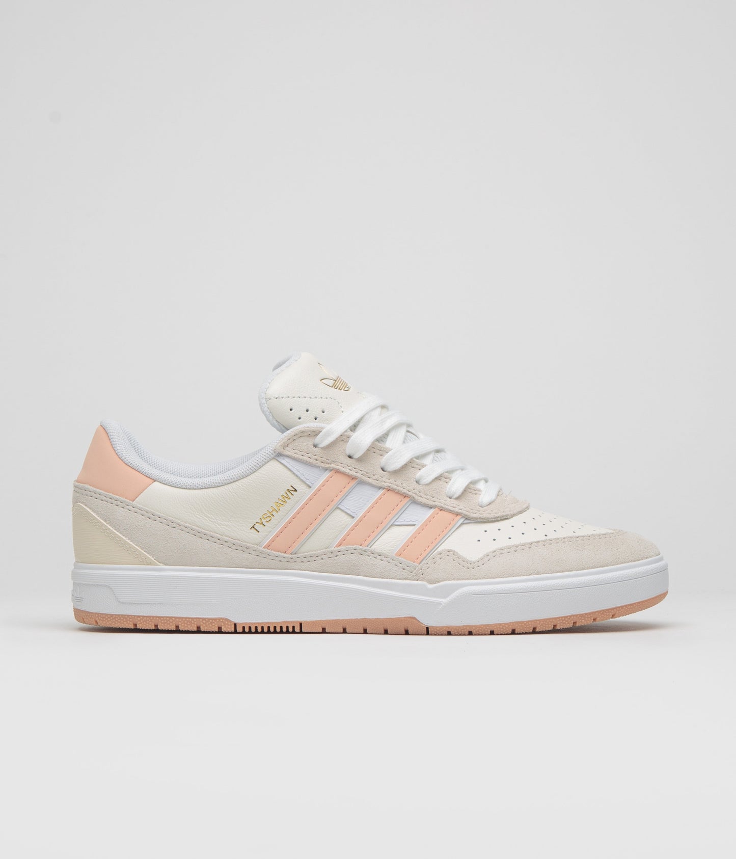 Adidas Tyshawn II Shoes - Wonder White / Powder Coral / Off White