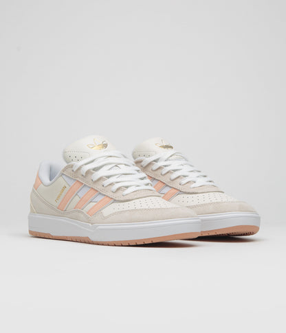 Adidas Tyshawn II Shoes - Wonder White / Powder Coral / Off White